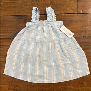 Cat & Jack Pale Blue Gauze Toddler Dress